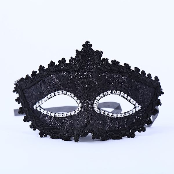 Lady of Luck Metallmask Vacker Bekväm Delikat Passform Ansiktet Varg Kvinna Mask för Fest Karniv