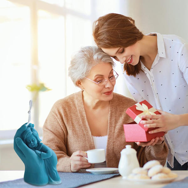 Silikoneform til stearinlys - Babyhåndformet stearinlysform - Silikoneform
