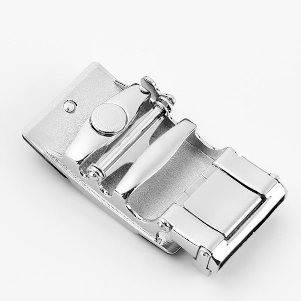 Herrebælte, Læderbælte til Mænd, Justerbart Klikbælte Automatisk Spænde（style 3）