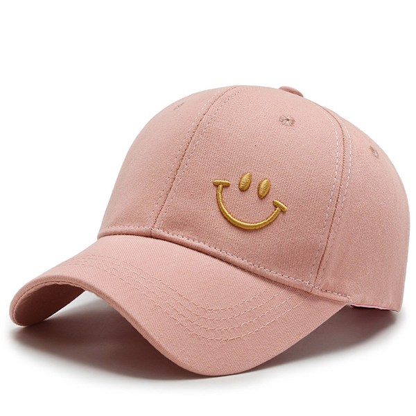 （Rosa）Baseballkeps, Bomull Anti-Sun Baseballkeps, Herr Kvinna Kvinnlig Sommar Unisex Justerbara Kepsar Höft