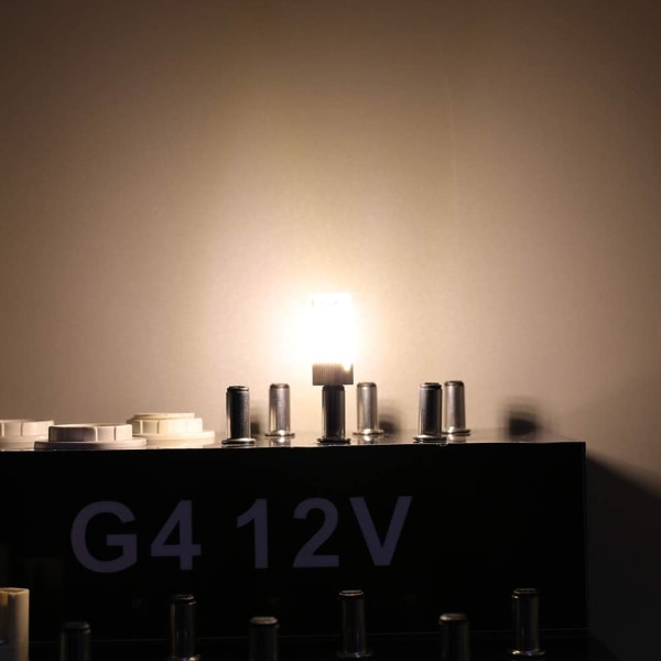 5X G4 LED-lampe 5W pærelampe 51 SMD 2835LEDs Varm hvit 3000K LED