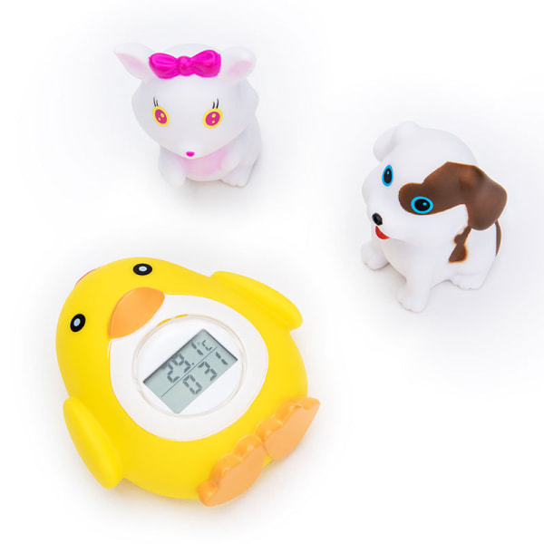 3 Pack, Electronic Chick Bath Thermometer, Chick Shaped Baby