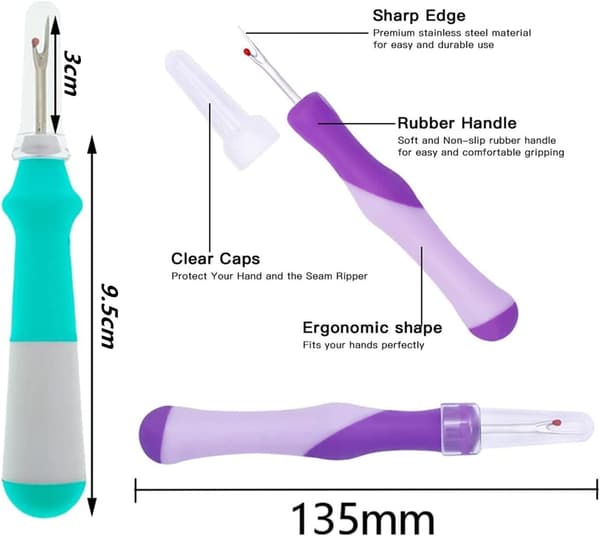 Sprättarkit 2 Delar Sprättare Sömsprättare Ergonomiskt Sprättarkit