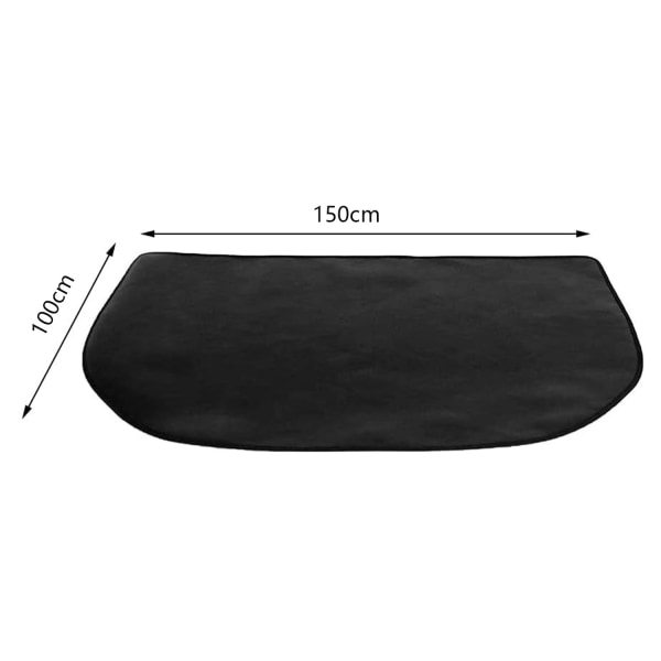 (100 x 150 cm) Multi-lags brannhemmende matte, peisgulvmatte