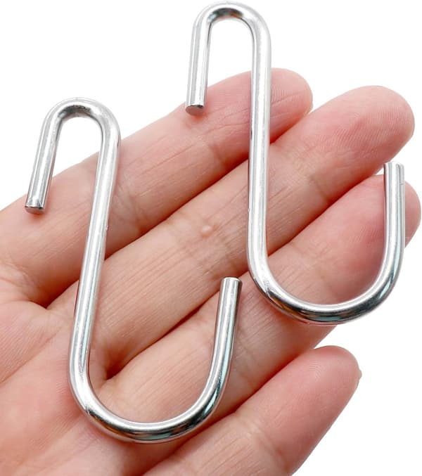 10 st ESFUN kraftiga S-krokar Pan Pot Holder Rack Hooks Hang