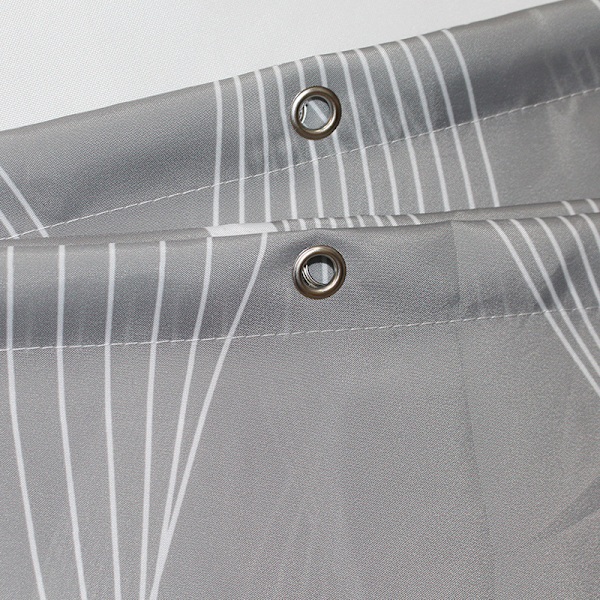 Bruseforhæng 180 x 180 cm, skimmelresistent, geometrisk, tykt polyester