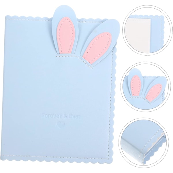 Mini Fotoalbum Sød Kanin Album Foto Opbevaring Album DIY Album Miniature Tulipaner til Dukkehjem Hjerte Fotoalbum Ra