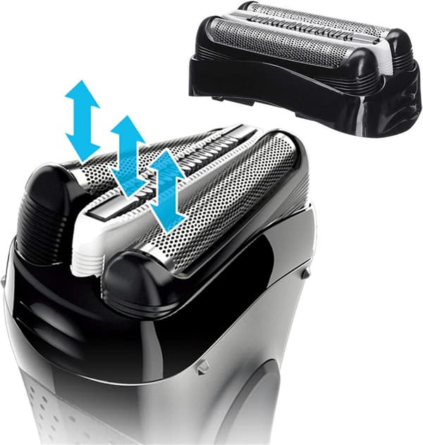 Erstatningshode for Braun Series 3 barbermaskin, barberhode for Braun 32B