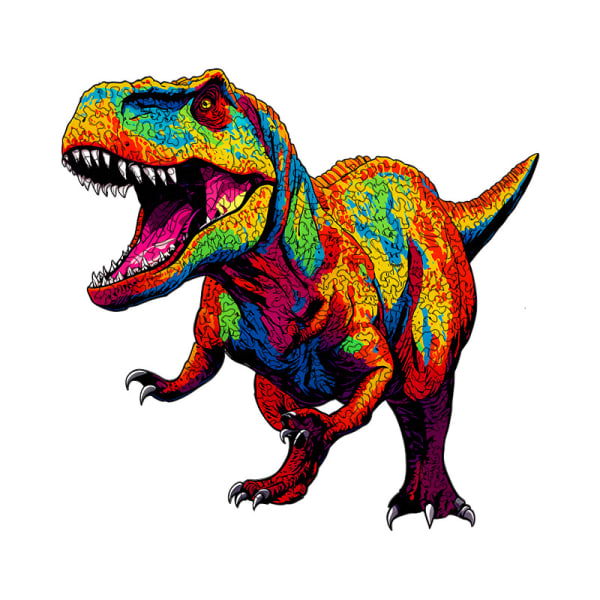 (Tyrannosaurus Rex)Träpussel för vuxna (42x33cm, 220st),Un