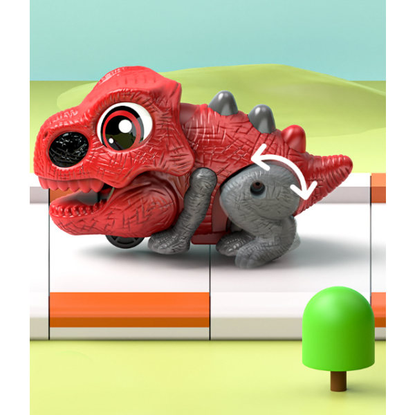 Vert Dinosaur Katapultbil til Børn Bil