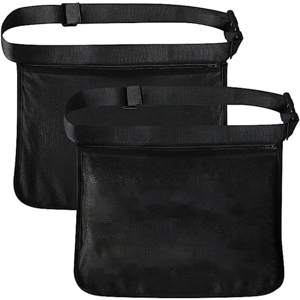 2-pakks tennisballholder, tennisballholderlommer, tapeholder, justerbar tennisballnettlomme