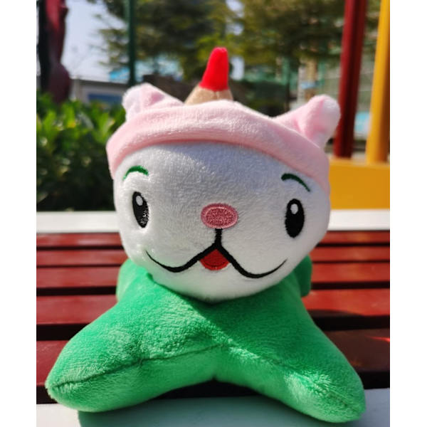 6\" Cattail Plants VS Zombies plysj leker PVZ myke utstoppede Dol