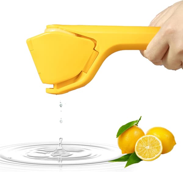 Original Lemon Fluicer Easy-Squeeze Fold-Flat Citrus Juicer, Passer til Lime & Citron