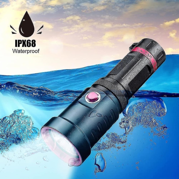 Sukellustori 3000 Lumen Led Vedenalainen Sukellusvalot 100M Ip