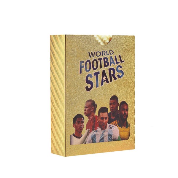 Fodbold Guld Kort 50 Kort Sjove Kort Børnelegetøj guld