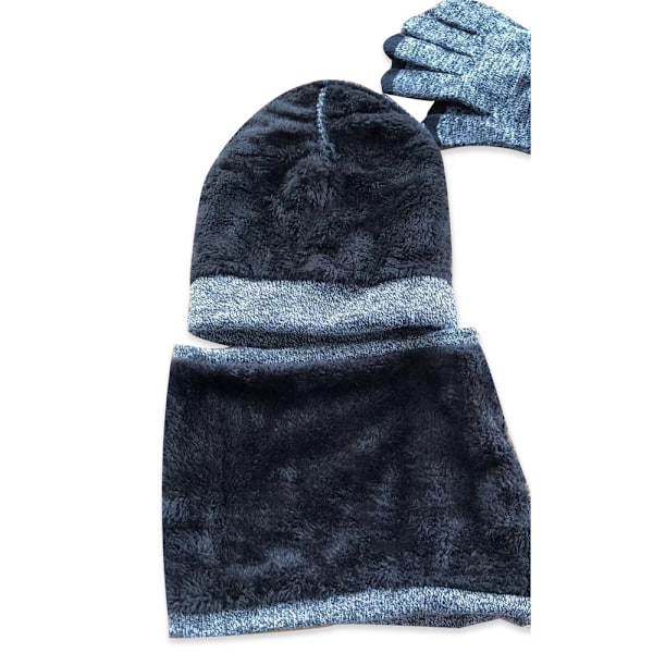 Vinteruppvärmd hatt rosa mössa, varm foder halsduk, unisex stickning