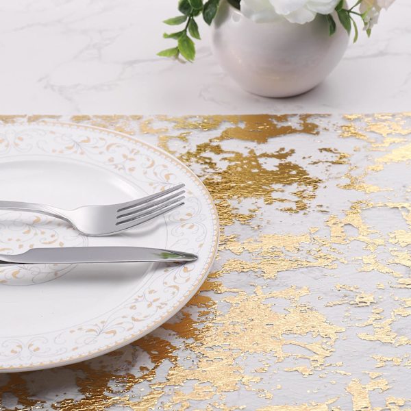 15Mx28cm Metallic Guld Bordslöpare Guldfolie Inslagning Band Id