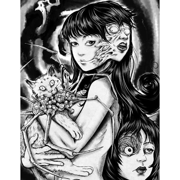 30 × 40 Demoni-tyttö Timanttimaalaus (30 * 40, 1 kappaletta) Timantti