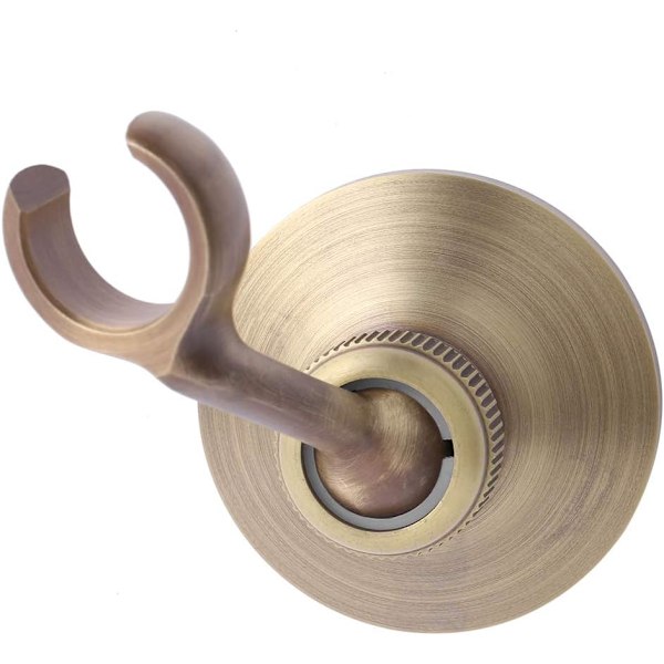 10x6,5 cm Duschmunstyckeshållare Justerbar Handhållen Duschmunstyckeshållare Mässing Väggmonterad Duschmunstycksfäste för Badrum