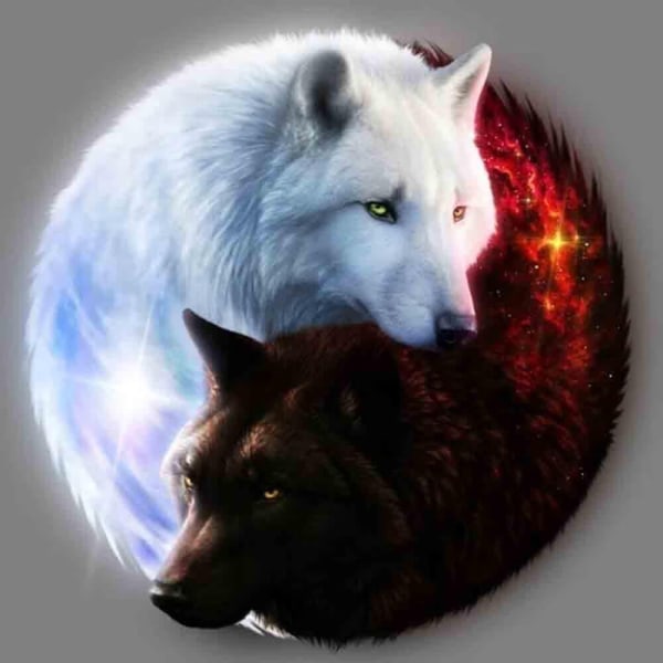 30 x 40 cm, Wolf Diamond Painting Embroidery Diamond Painting Can