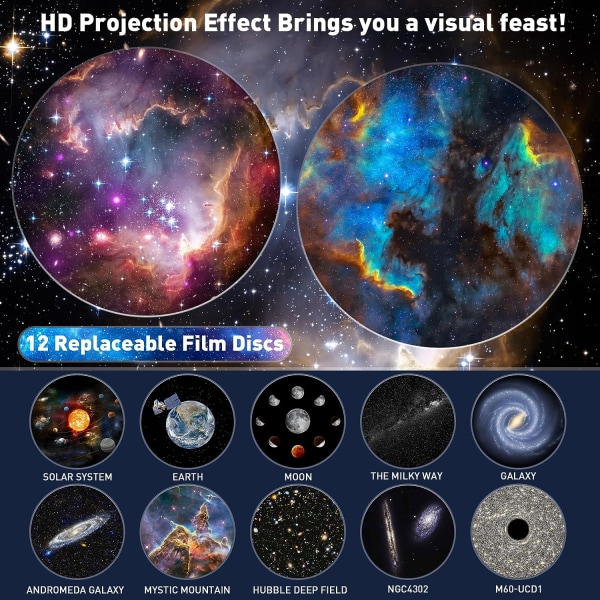 Planetaario-tähtiprojektori, Galaxy-projektori, realistinen tähti