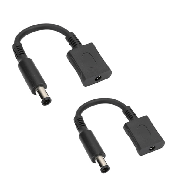 2 stk. - DC-strømadapterkabel til bærbar computer, 4,5 x 3 mm hun til 7,4 x