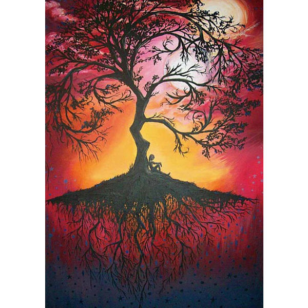 30x40 cm 5D DIY Täydellinen Timanttimaalaus, Eläinten Maisemat, D