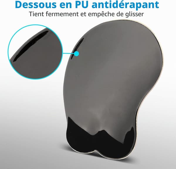 3D Musematte med Gelpute - Ergonomisk - med Håndleddsstøtte - Corgi Design