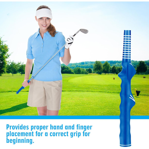Golf Träningsgrepp Högerhänt Svinggrepp Träningshjälpmedel för Män Klubbtillbehör