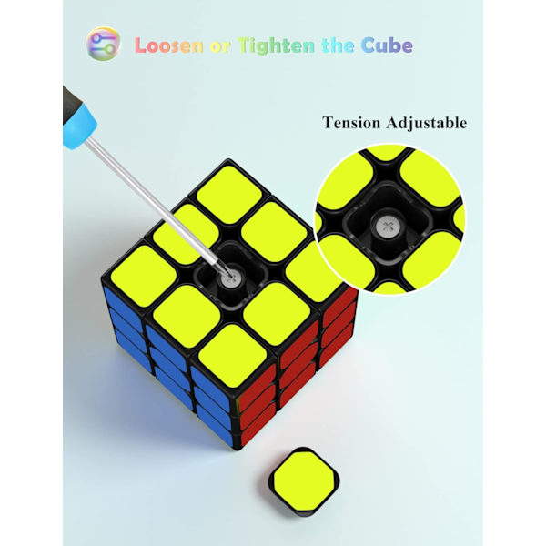 3x3 Magisk Terning, 3x3 Speed ​​Cube Original Speed ​​Cube