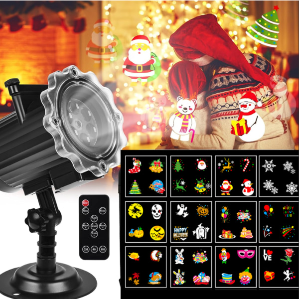 Projektor Weihnachten, LED-projektor Weihnachten Aussen Halloween