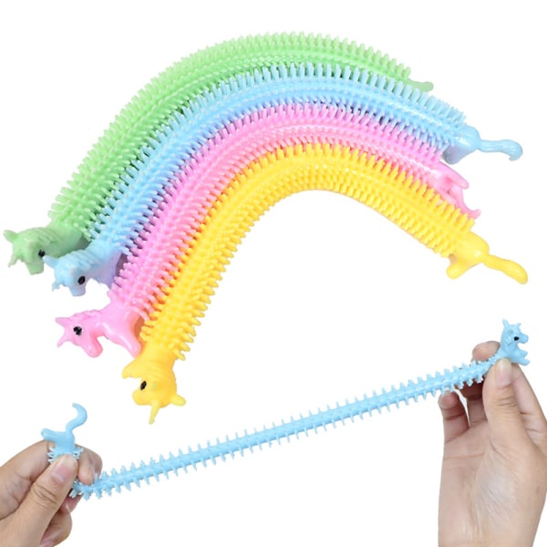 8 stk Armbånd Fidget Toys Jouets sensoriels texturés Ver nouill