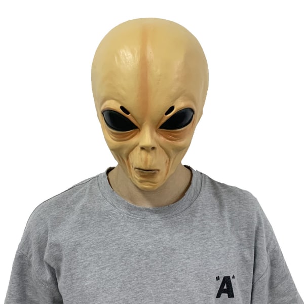 Uhyggelig Alien Halloween Cosplay Kostume Maske til Voksne Scary Party Dekoration Rekvisitter