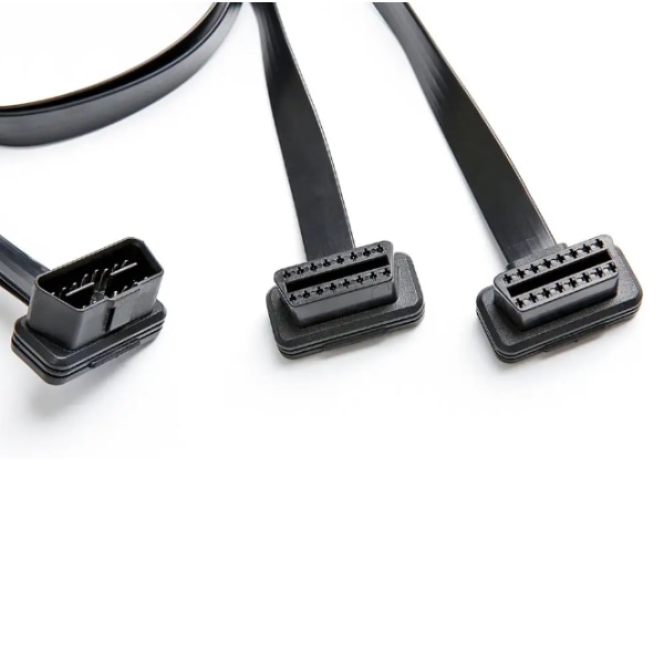 OBD II ODB2 Splitter 16-stifts Förlängningskabel Adapter