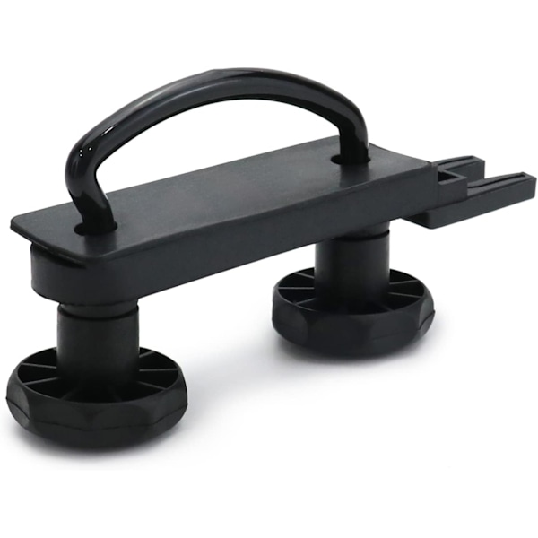 1 set U-bultar för takbox, Takboxfästningssats, U-bultar Spännvidd 85mm, med 8 Låsbrickor och 2 Bandag