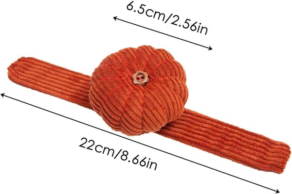 Håndleddsnålepute | Nålepute i gresskarform - Bærbare sy-nåleputholdere med elastisk bånd, bærbar gresskarnålepute for søm