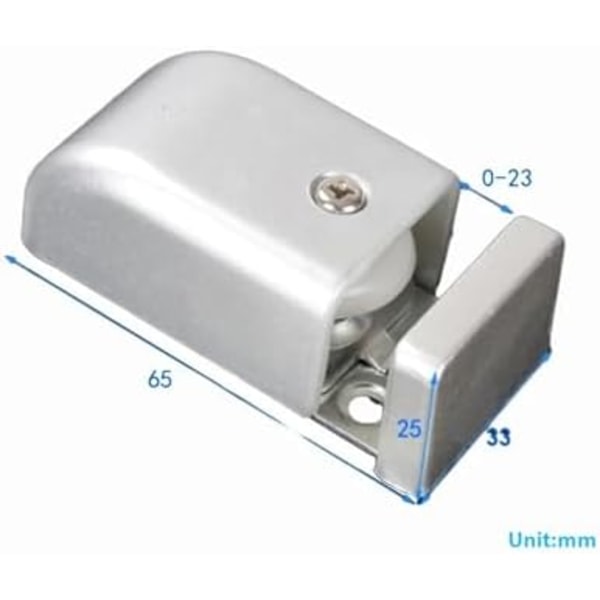 64x32mm Justerbar Låsdörrsguide, Väggfäste, Bottenfäste, Glidande Hårdvara, Dörrguide, Dörrfäste, Glidande Dörr