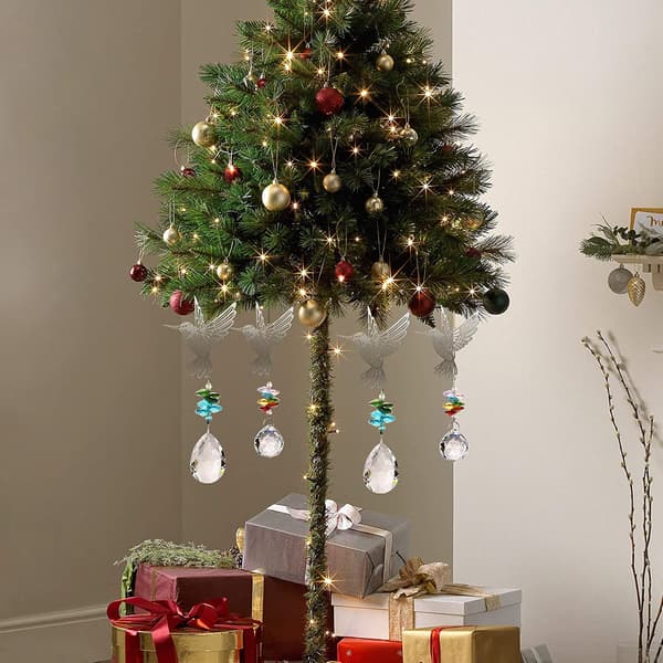 2 stk. Krystallprisme Suncatcher Vinduspryd, Ornamenter