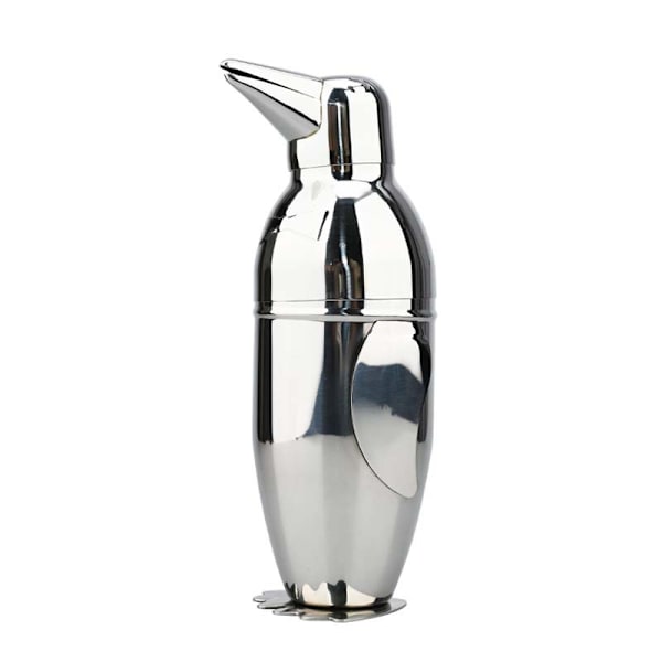 1 stk. Pingvin Cocktail Shaker, Rustfrit Stål, Spejlfinish, Rummer 500 ml