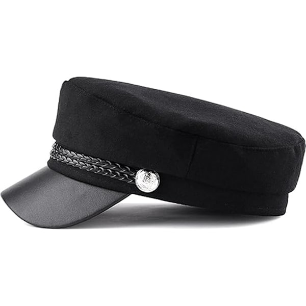 1 st  Newsboy Cap - Fiddler, Cabbie, Sailor & Fiskarhatt - Baker & Halloween Kostym - Page Boy Basker - Silver Butt