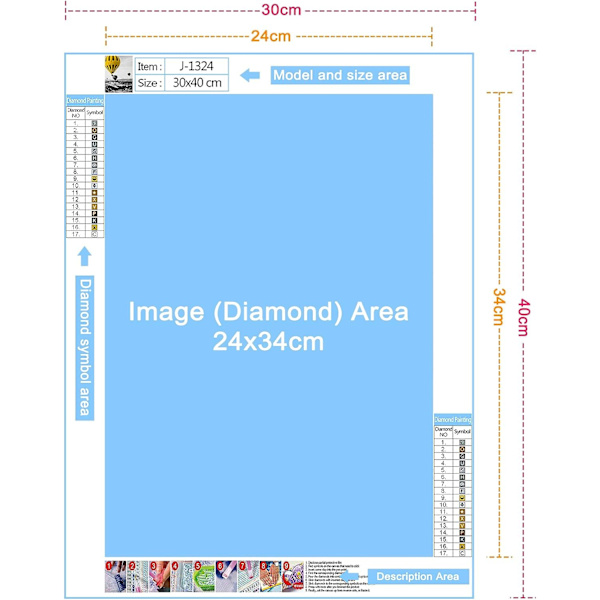 4 kpl Ruusujen kukkia DIY 5D Timanttimaalaus, C-pistemaalaus