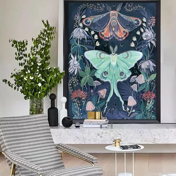 5D vardagsrumsdekoration diamantmålning (30*40cm) 40