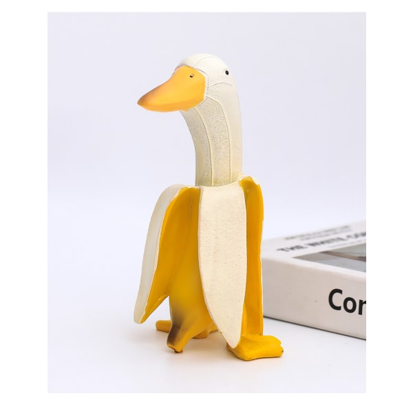 Uusi Patsas d'art de canard banaani créative mignon fantaisiste
