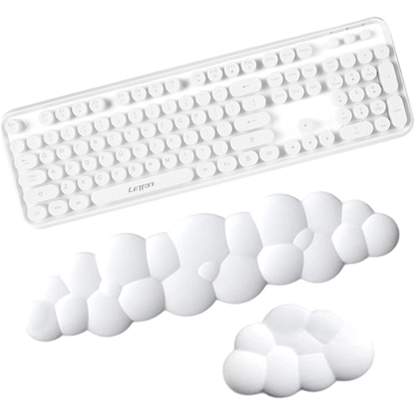 2 stk. ergonomisk håndledsstøttepude, håndledsstøtte til tastatur og mus