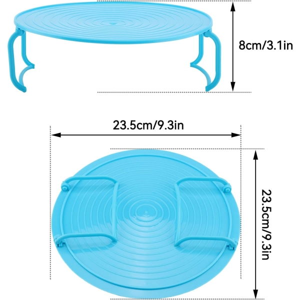 Mikrobølgeovn Hylde Bakke, Multifunktionel Plast Tallerkenholder, Mikrobølgeovn