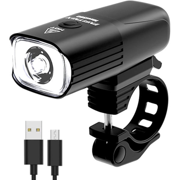 Pyörävalo, 1600 mAh USB Type-C Ladattava Akku Pyörävalo, 350 Lumenin Superkirkas LED-Pyörän Etuvalo Yöajoon