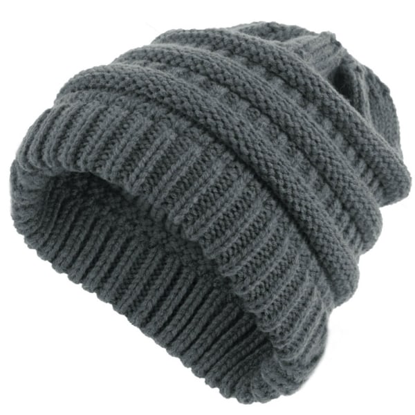 Slouchy Beanies för kvinnor Oversized stickade varma, vintermössor f