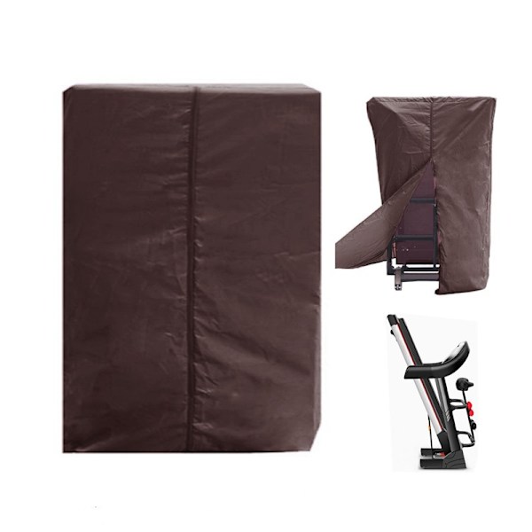 Löpbandsöverdrag Fällbart Vattentätt (Kaffebrunt 80*60*150cm) Skydd