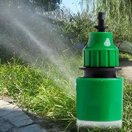 8 st Micro bevattningsadapter, snabbkoppling för trädgårdsslang i plast