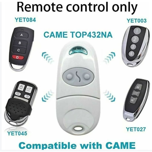 Remote control CAME TOP432NA 4pcs remote control cam motorization